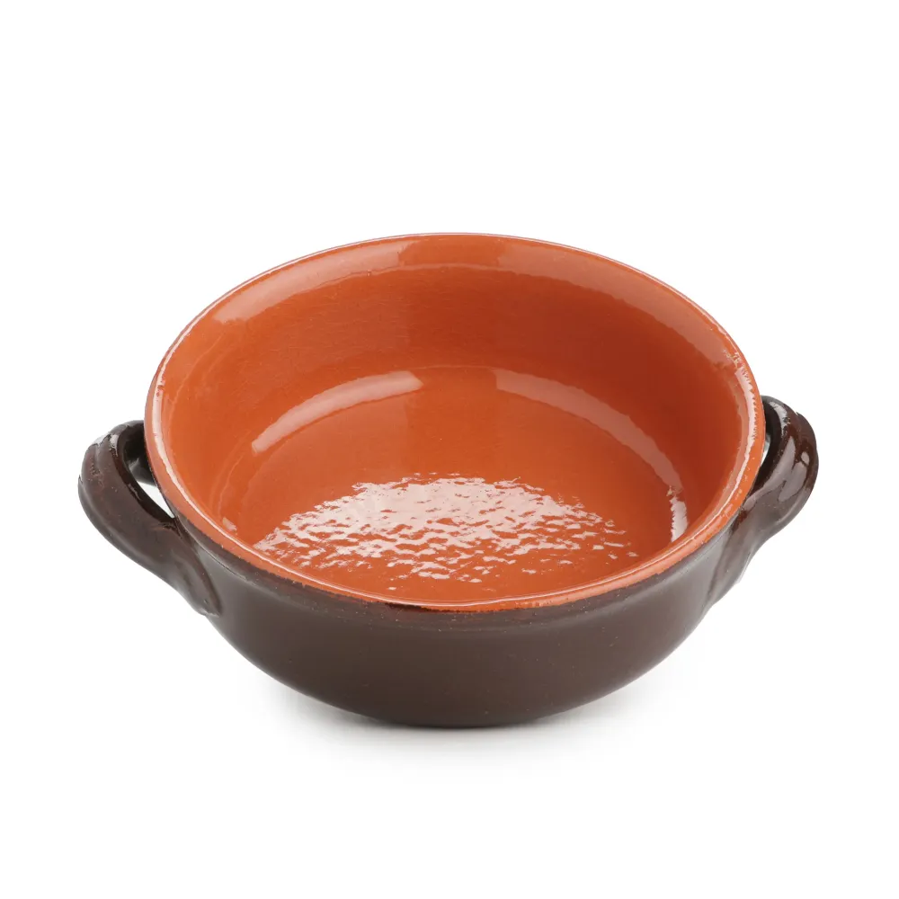 Tegamino Terracotta Artigianale mono porzione diametro 14 cm