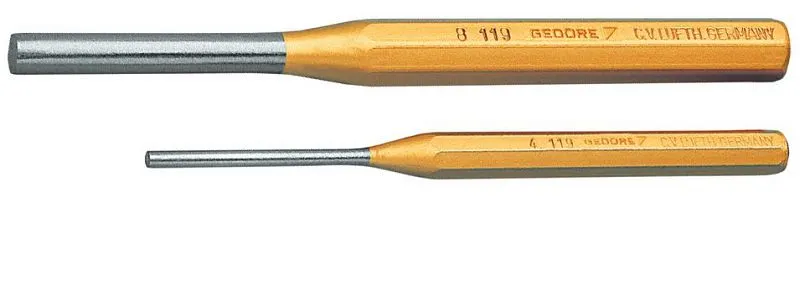 Kit Completo di Accessori Cacciaspine GEDORE con perno di guida 6 mm 8761350