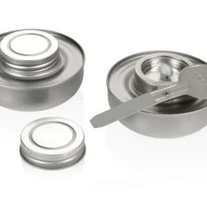 Bruciatore per fonduta sicuro acciaio inossidabile argento, set da 2, 182x90x49mm