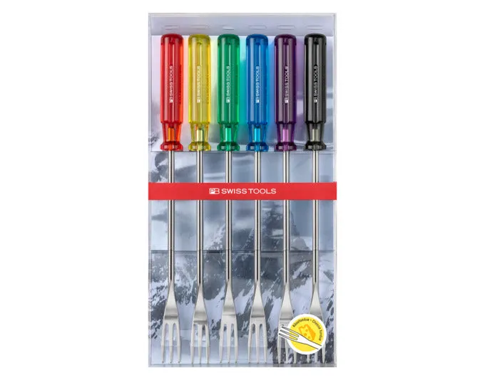 Set forchette per fonduta di formaggio PB SWISS TOOLS PB 4040 PET Classic