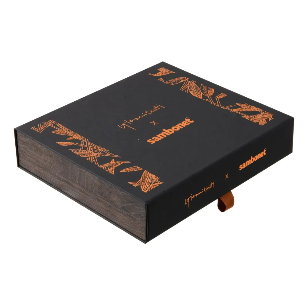 SAMBONET Jungle Posate Forchette Dolce Dessert Set 6 Pezzi Acciaio Inox