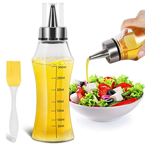 Gifort Bottiglia di Olio 400ML, Aceto Dosatore con...