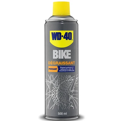 Potente sgrassante per componenti per biciclette WD40