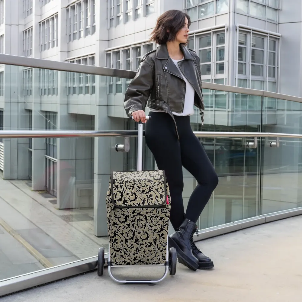 shopping trolley baroque marble