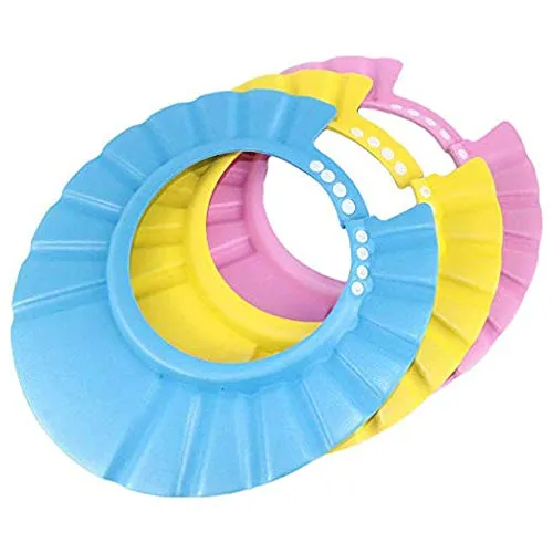 Confezione da 3 protezione bagno doccia shampoo bambino, cappello morbido...