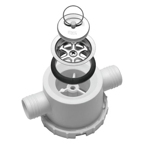 Sifone scarico doppio per lavelli Dometic