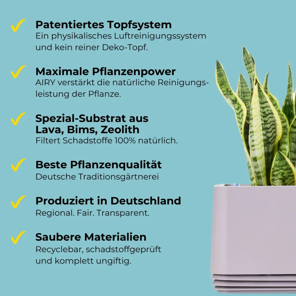 Sistema AIRY L Orquídeas Gris AIRY Green Solutions GmbH