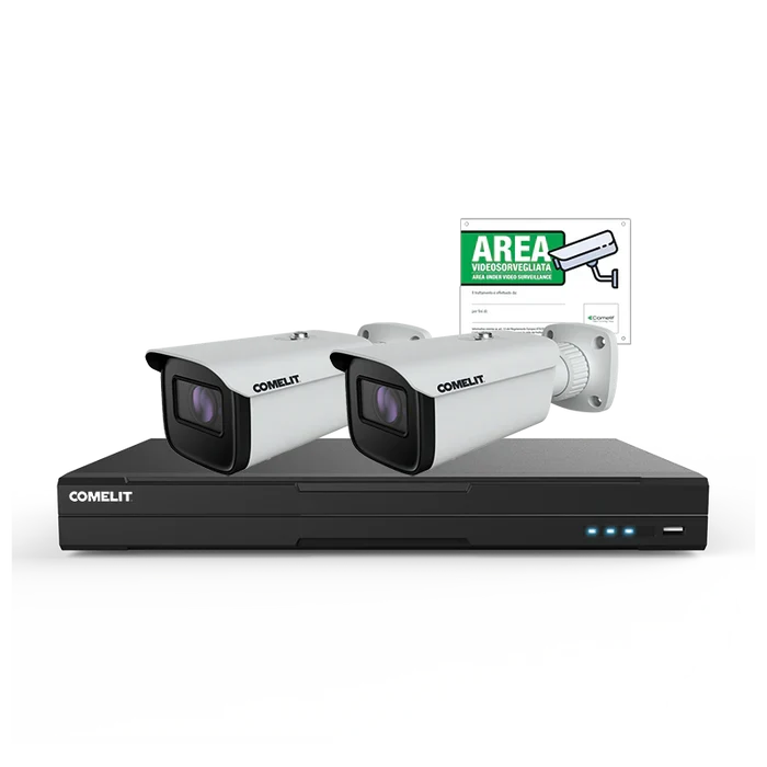 KIT IP COMELIT SERIE SMART 6MP 8CH IPKIT008N05PA