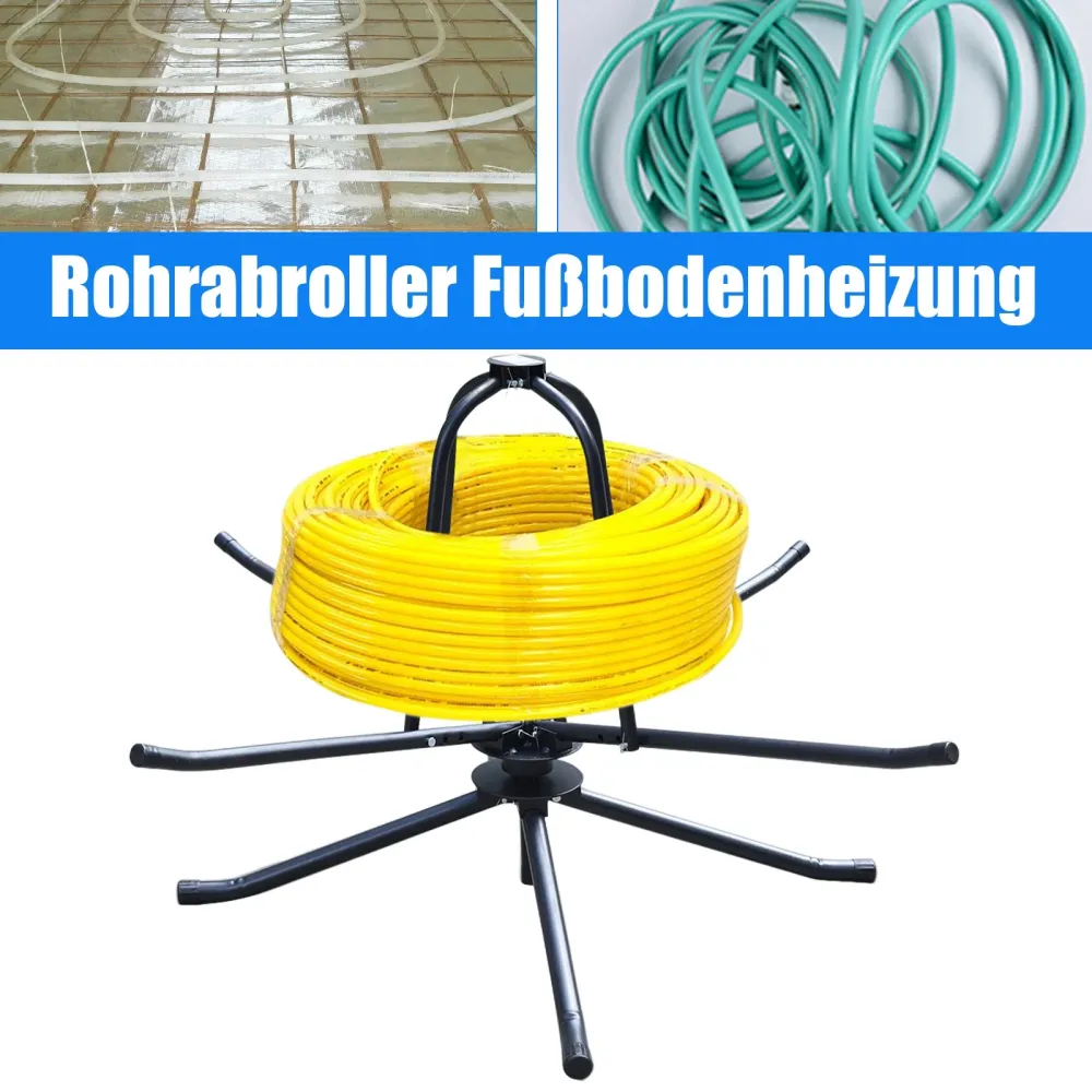 Distributore di Bobine per Riscaldamento Pavimento (Max 175kg, Doppio Cuscinetto)