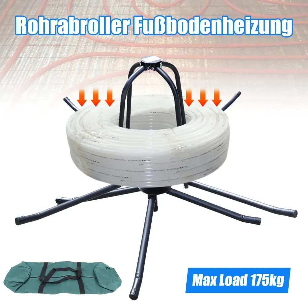 Distributore di Bobine per Riscaldamento Pavimento (Max 175kg, Doppio Cuscinetto)