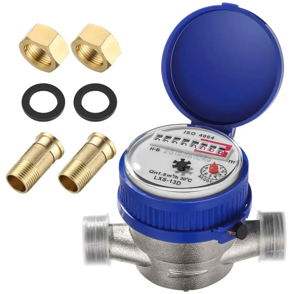 Contatore di flusso d'acqua digitale/Contatore d'acqua getto singolo/Contatore d'acqua ottone/Contatore di flusso per uso...