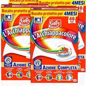 Grey L' Acchiappacolore, Fogli cattura colore con fibre 160 fogli