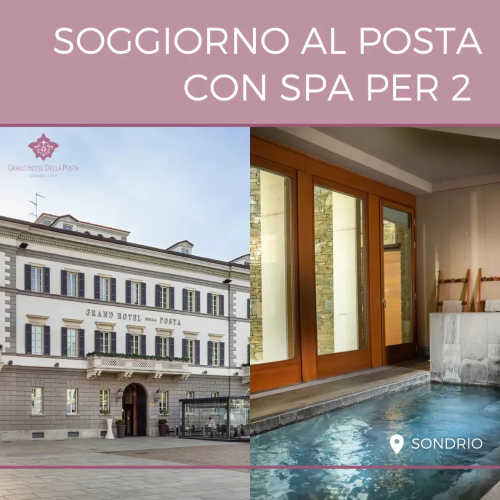 Soggiorno hotel con spa per 2 persone