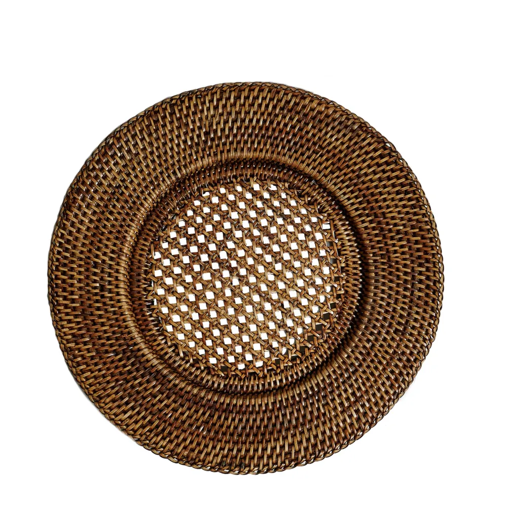 Sottopiatto Village rattan naturale, diam. 35 cm