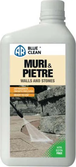 ANNOVI REVERBERI Detergente idropulitrice Muri e Pietre AR BLUE CLEAN flacone 1,0 lt