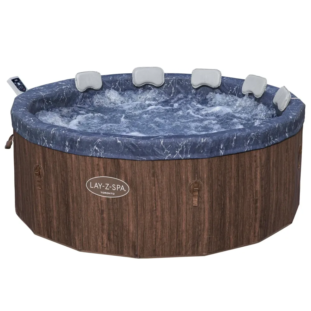 Bestway - Spa gonfiabile Lay Z Spa Toronto 1,90 m x 70 cm rotondo rosso profondo