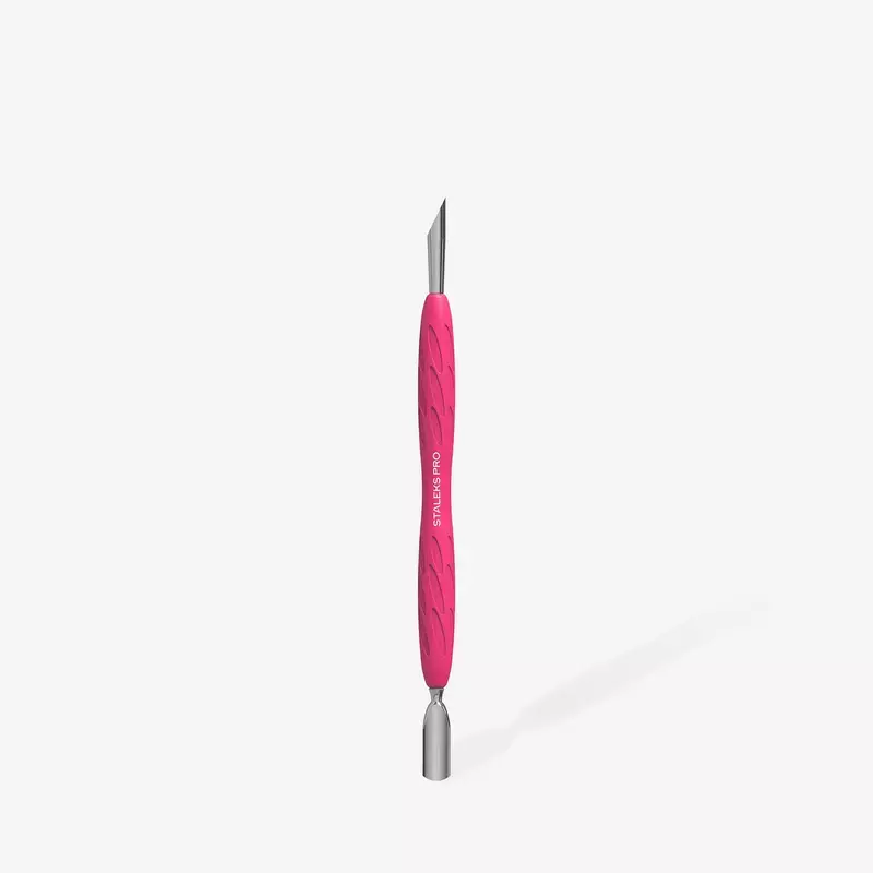 Spatola Doppia per Manicure con Manico Silicone UNIQ 10/2 Staleks PRO