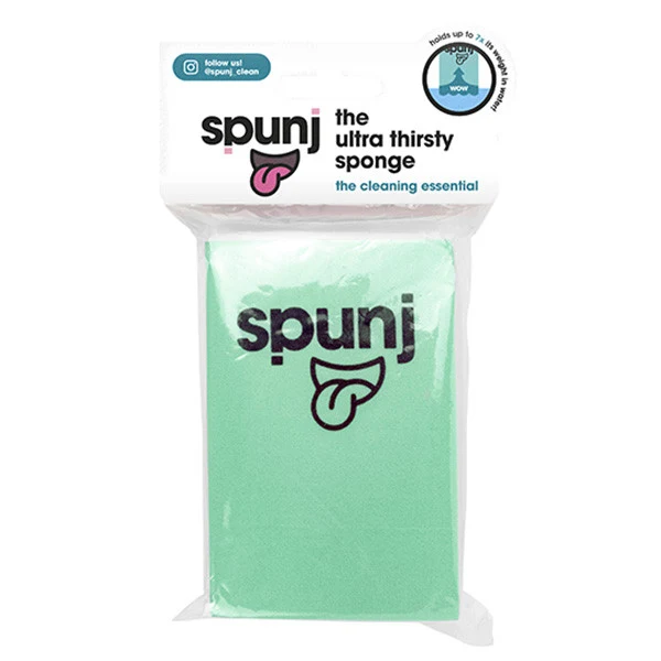 Spunj di Ultra Assorbente Spugna (Blu verde) con Sacco da 5 Litri