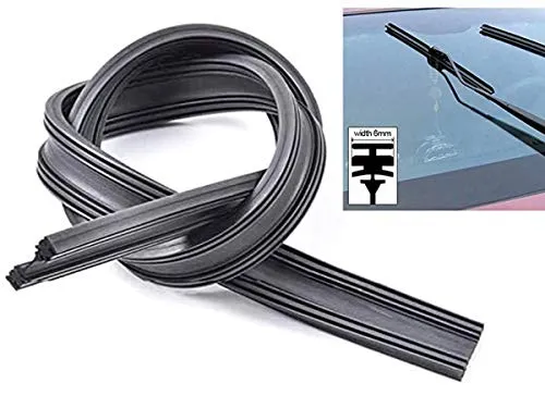 CARALL S02896 Coppia 2 Pezzi di Gommini Refill Flat 26'' 650mm Ricambio...