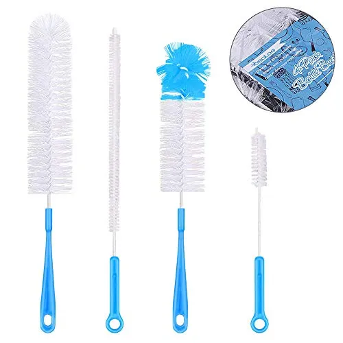 Osaloe 4pcs Spazzola di Bottiglia fissato più Applicazioni 4PCS