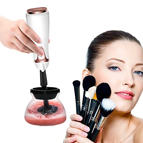 Pennelli Trucco Pulitore, iFanze Make up 360° Elettronico...