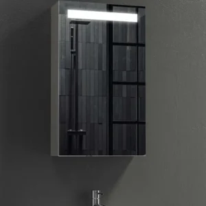 Specchio Contenitore Bagno Con Luce Led Nascosta