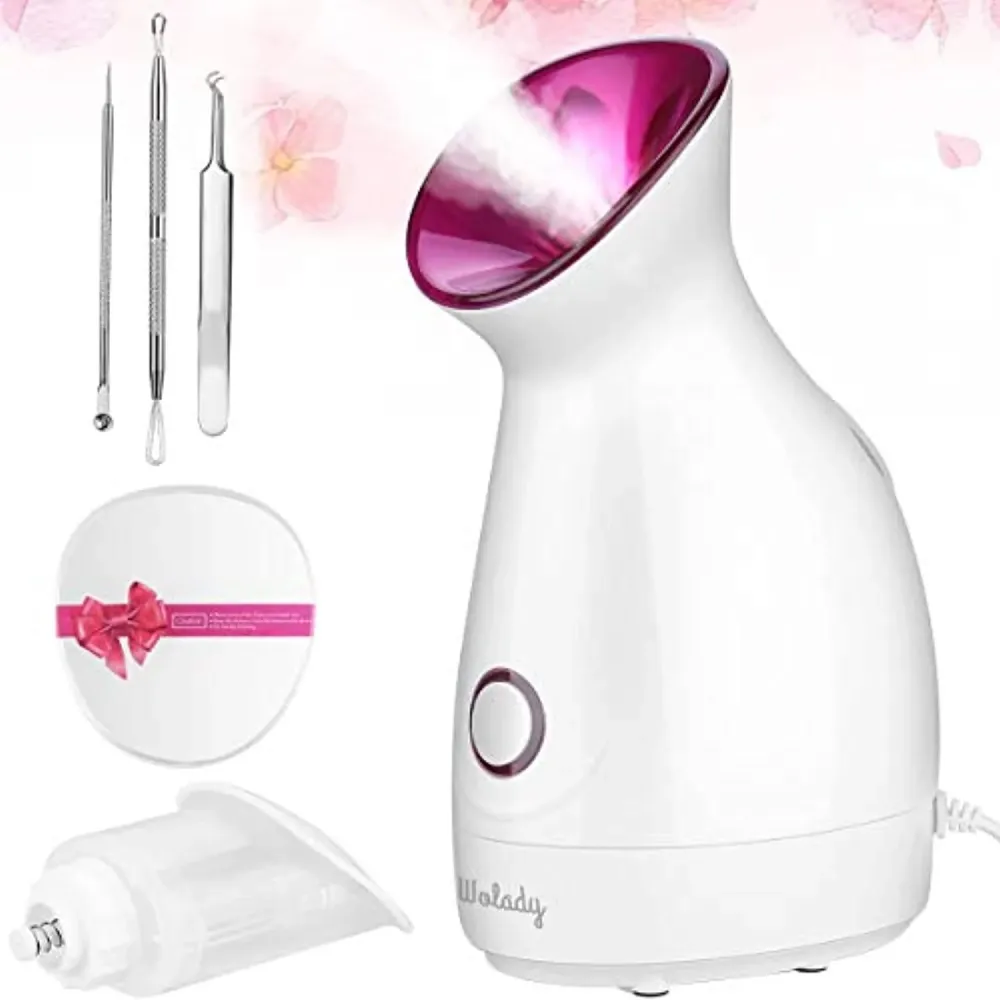 Sauna Facciale Pulizia Viso Sauna Vapore Facciale, Wolady Spa Sauna Vapore Viso Nano Ionico Atomizzatore Vapore Calda Spru...