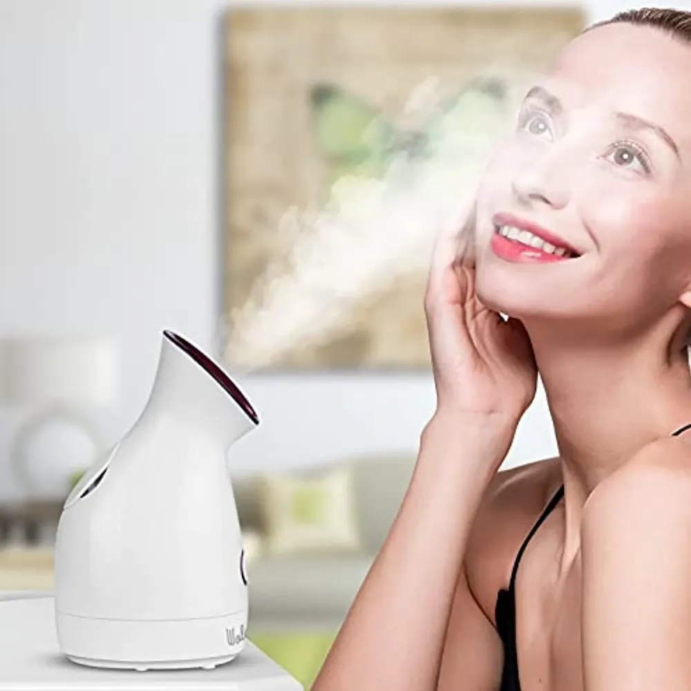 Sauna Facciale Pulizia Viso Sauna Vapore Facciale, Wolady Spa Sauna Vapore Viso Nano Ionico Atomizzatore Vapore Calda Spru...