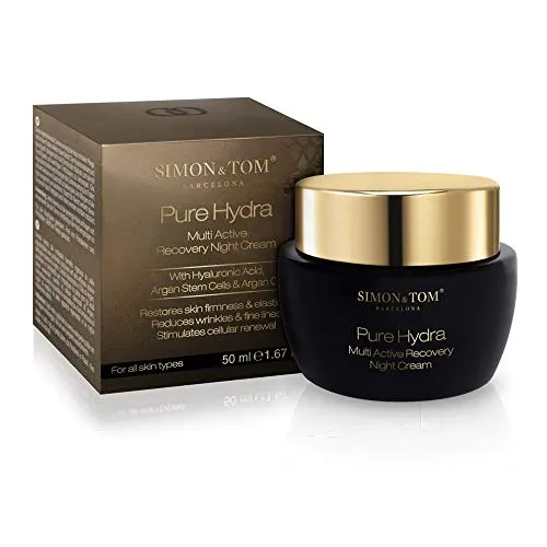 Simon & Tom Nuova crema viso rigenerante notte. Anti-rughe ed...