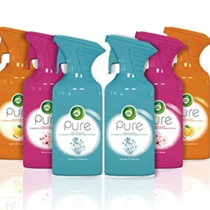 Air Wick Pure Spray Deodorante Ambiente Cassa Mista, 6 Confezioni da 250 ml