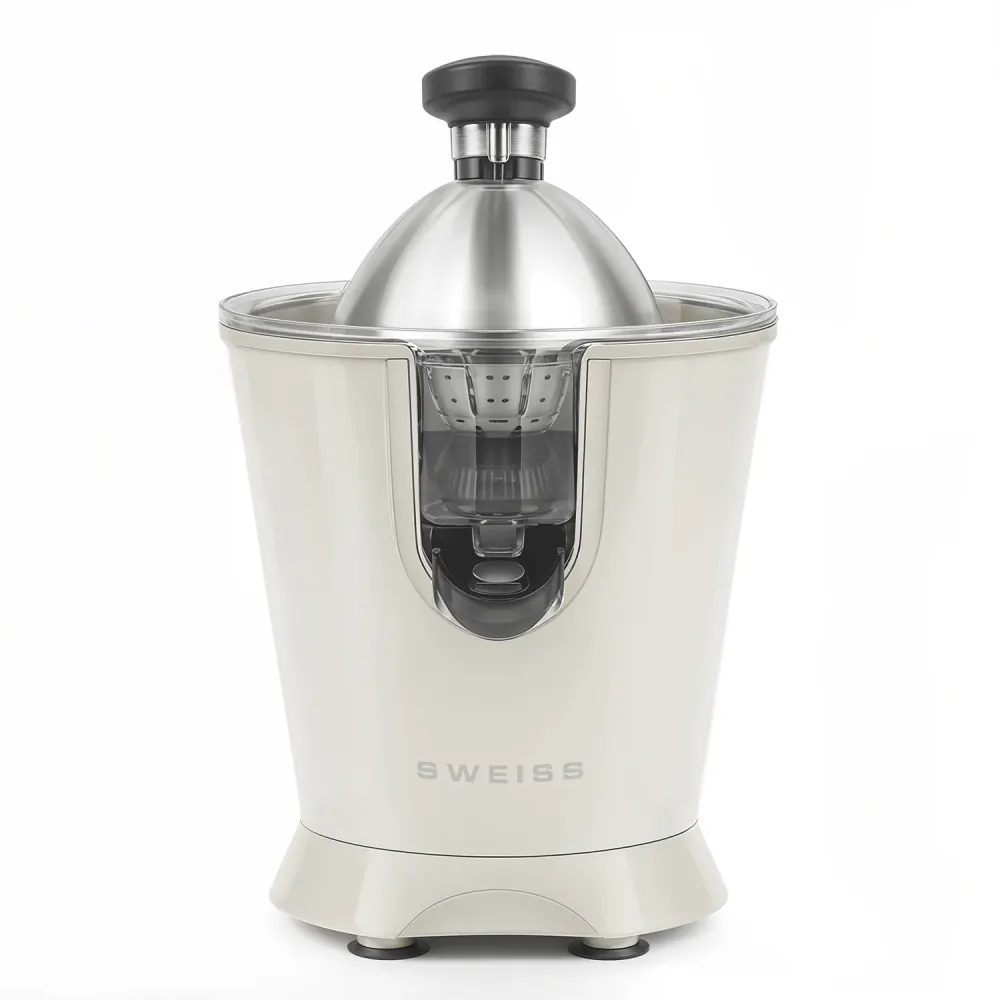 Ⓜ️🔵🔵🔵 SWEISS ZEST8 - Spremiagrumi elettrico di altissima qualità, SENZA BPA GARANTITO, corpo acciaio inox, rivestimento CR...