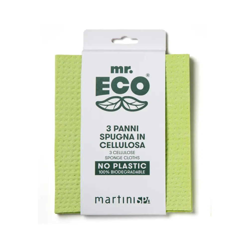 Panni Spugna Cellulosa "Mr.Eco"