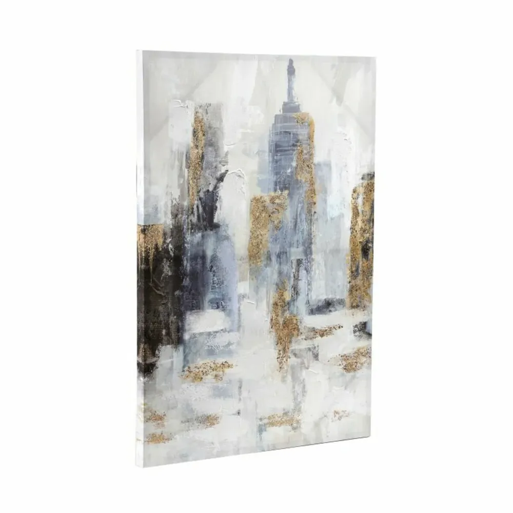 Tappeto per Ingresso Quadro DKD Home Decor Nuova York (2 Unità) (90 x 3 x 60 cm)
