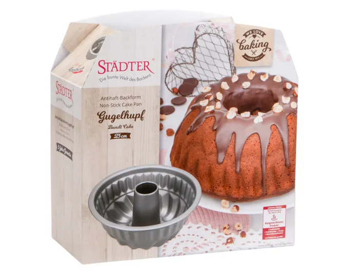 STÄDTER Stampo per ciambelloni ø 23x10,5 cm argento Adoriamo cucinare