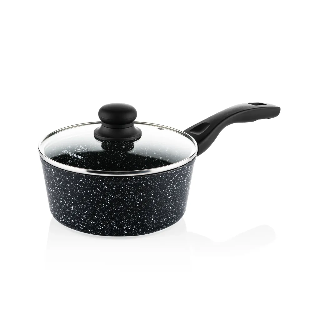 Westinghouse Padella per salse con coperchio 18 cm - Marmo Nero