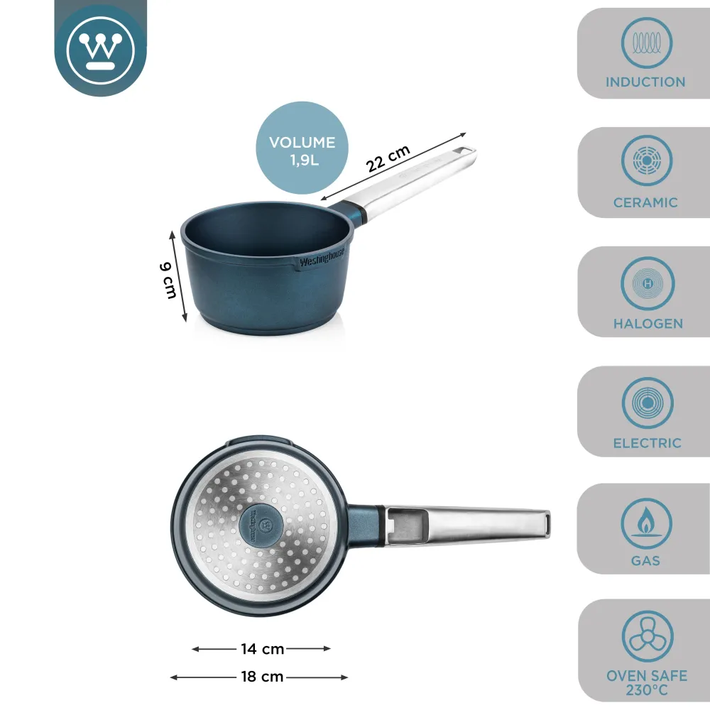 Westinghouse Performance Series Casseruola Piccola 18 cm - Blu