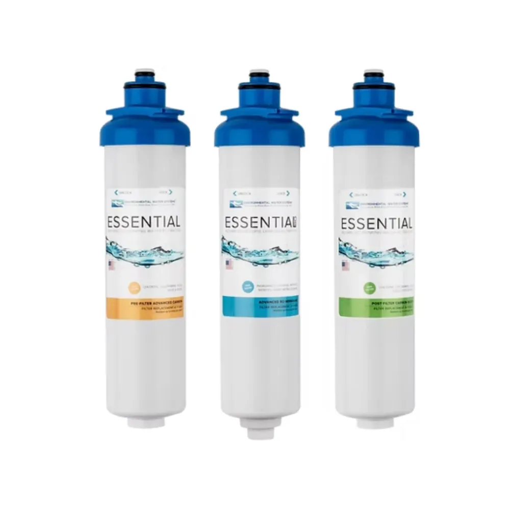 EWS - F.SET.RO3 & F.SET.RO3-UV – Replacement Filters EWS Under Sink Reverse Osmosis RO3 & RO3-UV Systems con Pompa Sommersa