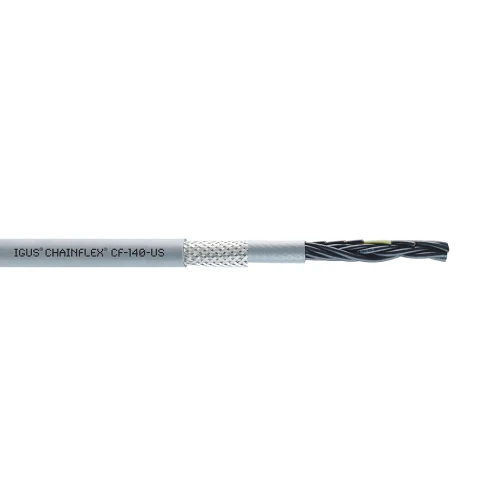 Igus CF140US-05-25 20 AWG 25C Stranded Bare Rame caldo Shielded TC Braid PVC 600V Chainflex CF140US Control Cable