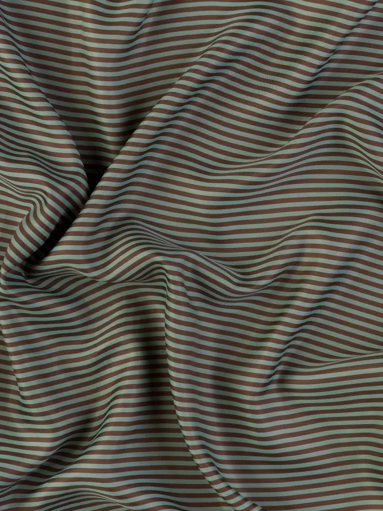Mint Choc Humbug Twill - Viscose & Acetate Lining Fabworks Online