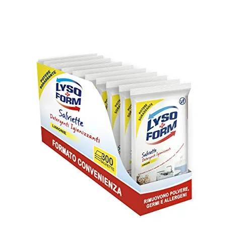 Lysoform Salviette Igienizzanti per Superfici alla fragranza di Limone,...