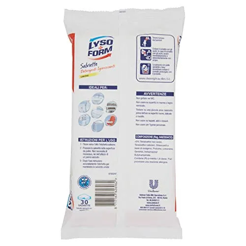 Lysoform Salviette Igienizzanti per Superfici alla fragranza di Limone,...