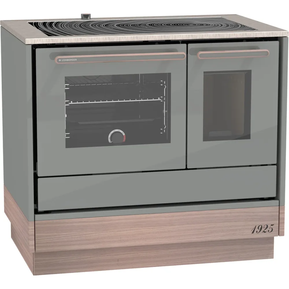 Stufa combustibile solido Lohberger 1925 anniversario