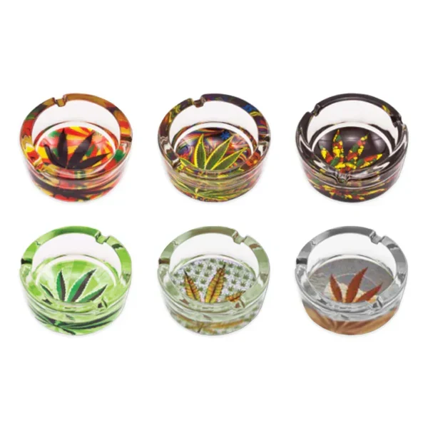 Crystal Leaf Ashtray Fibra di Cocco