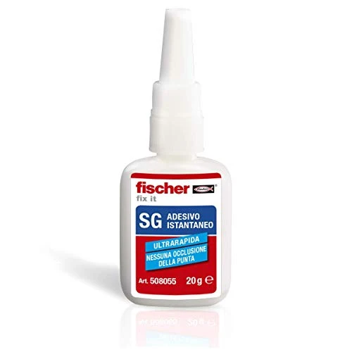 Fischer SG20 Adesivo istantaneo - Colla Ultra rapida Attacca Tutto per...