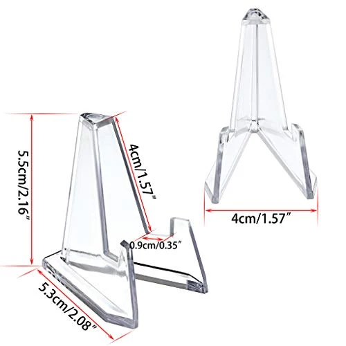 BSTKEY - Mini espositore per Monete Acrilico, Small/15Pcs