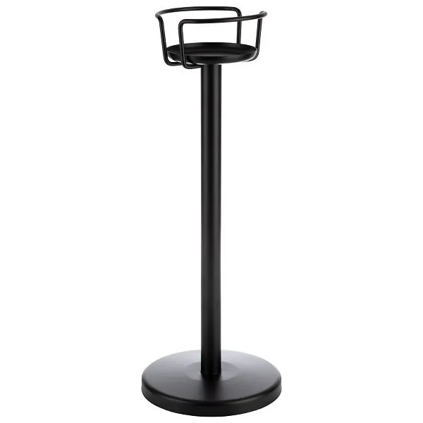 Amaca con Telaio Supporto APS per refrigeratore per vino/champagne Ø 195 / 265 x 715 cm metallo zinco pressofuso nero supe...