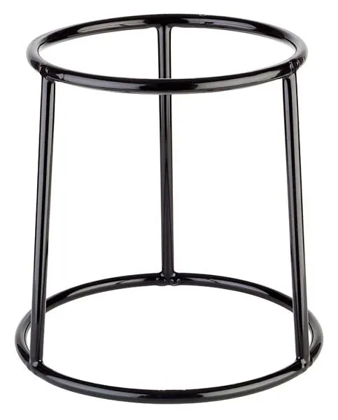 Amaca con Telaio Supporto per buffet APS -MULTI ROUND- Ø 15.5 / 18 cm altezza: 18 cm metallo verniciato nero con rivestime...