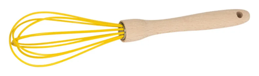PATISSE Frusta silicone legno giallo Prima Line 30 cm