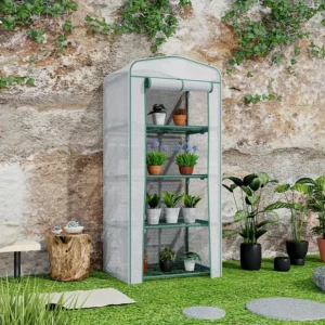 Mini serra flessibile balcone strutt.acciaio TIGRIDIA 0,35m²