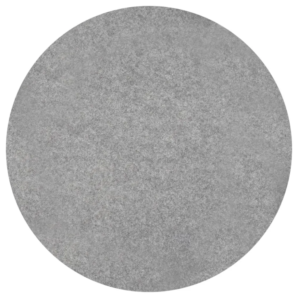 Trattorino Tagliaerba Erba Artificiale con Tacchetti D. 95 cm Grigio Rotondo